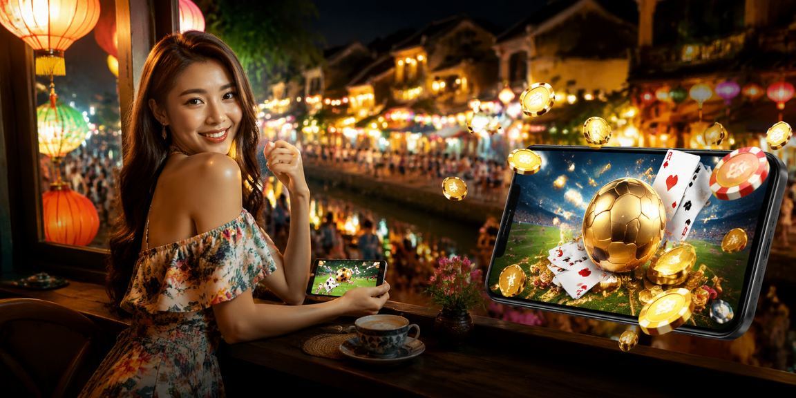 Không gian giải trí ban đêm tại Hội An